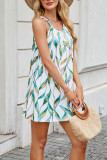 Summer Printed Camisole Sleeveless Dress
