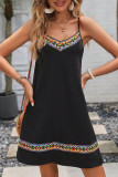 Ethnic Style Printed Sleeveless Dress