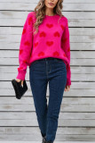 Valentine's Day Heart Long Sleeve Sweater