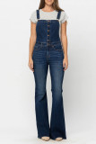 Slim Fit Elastic Jeans Flared Pants