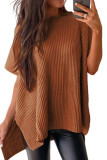 Short Sleeved Round Neck Loose T-Shirt