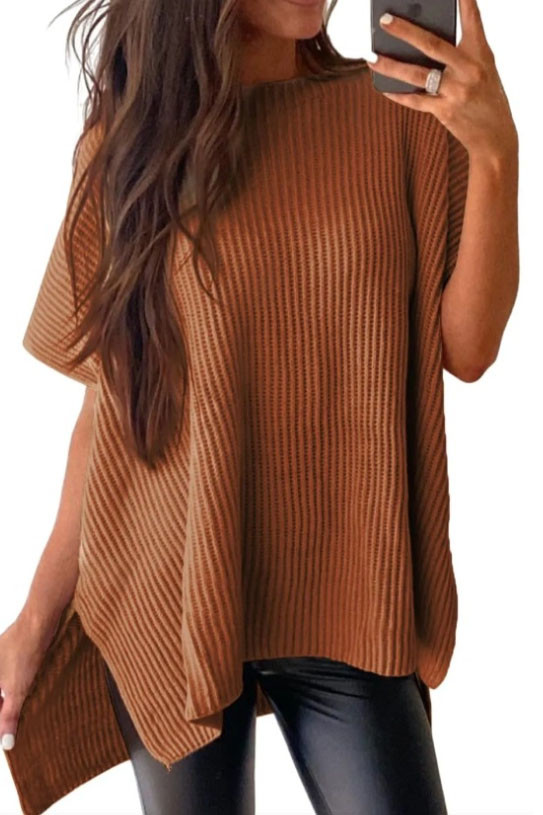 Short Sleeved Round Neck Loose T-Shirt