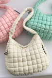 Large Capacity Down Cotton Pleated Cloud Bag