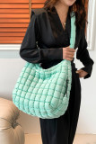 Large Capacity Down Cotton Pleated Cloud Bag
