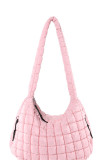 Large Capacity Down Cotton Pleated Cloud Bag