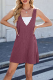 Square Neck Wear Both Sides Loose Dress
