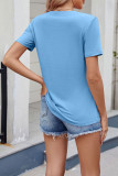 Loose Round Neck Short Sleeved T-Shirt