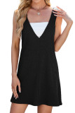 Square Neck Wear Both Sides Loose Dress