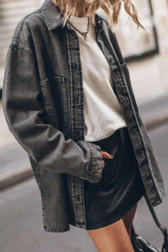Vintage Long Sleeved Denim Jacket
