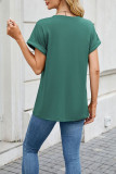 Round Neck Loose Short Sleeved T-Shirt