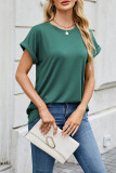 Round Neck Loose Short Sleeved T-Shirt