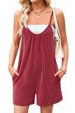 Versatile Pocket Straight Leg Jumpsuit Overalls