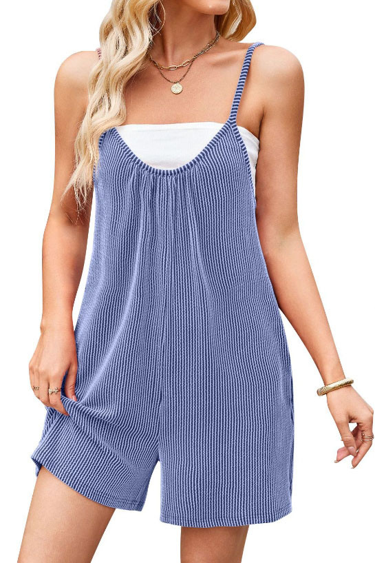 Versatile Pocket Straight Leg Jumpsuit Overalls