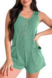 Casual Striped Sleeveless Vest Jumpsuit