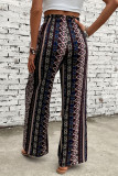 Bohemian Ethnic Style Printed Wide Leg Pants