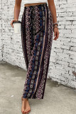 Bohemian Ethnic Style Printed Wide Leg Pants