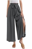 High Waisted Casual Loose Wide Leg Skirt Pants