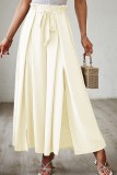 Bow Loose High Waisted Wide Leg Pants