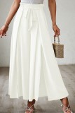 Bow Loose High Waisted Wide Leg Pants