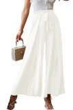 Bow Loose High Waisted Wide Leg Pants