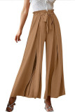 Bow Loose High Waisted Wide Leg Pants