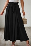 Bow Loose High Waisted Wide Leg Pants