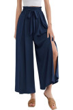 High Waisted Casual Loose Wide Leg Skirt Pants