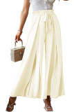 Bow Loose High Waisted Wide Leg Pants