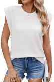 Round Neck Wavy Stripe Loose T-Shirt