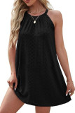 Round Neck Hanging Neck Sleeveless Dress