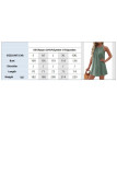 Round Neck Hanging Neck Sleeveless Dress
