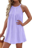 Round Neck Hanging Neck Sleeveless Dress