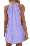 Round Neck Hanging Neck Sleeveless Dress