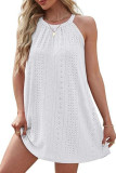 Round Neck Hanging Neck Sleeveless Dress