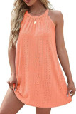 Round Neck Hanging Neck Sleeveless Dress