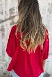 Button Up Puff Sleeve Shirts