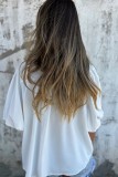 Button Up Puff Sleeve Shirts