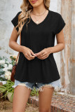 V-Neck Loose Short Sleeved T-Shirt