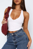 Sexy V-Neck Slim-Fit Backless Camisole Vest