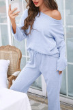 Autumn Winter New Long Sleeve Long Pants Two-Piece Set