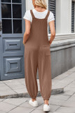 Casual Pocket Strap Pants Jumpsuit