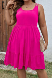 Solid Color Sleeveless Camisole Dress