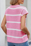 Summer Round Neck Short Sleeved Knitted Sweater