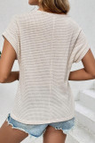 Hollow Breathable Versatile Short Sleeved T-Shirt