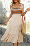 Ethnic Style Knitted Sleeveless Dress