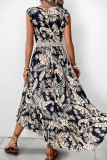 Ethnic Style V-Neck Irregular Sleeveless Dress