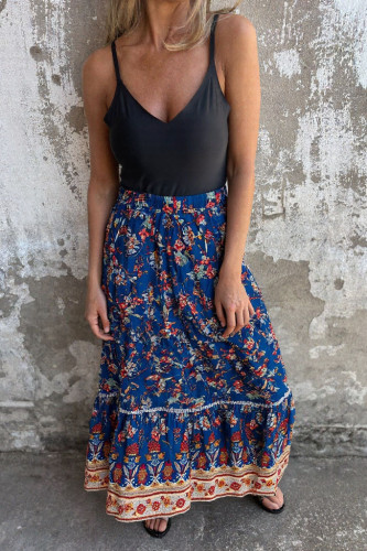 Bohemian Printed Beach Chiffon Skirt