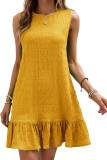 Versatile Sleeveless Round Neck Dress