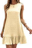 Versatile Sleeveless Round Neck Dress