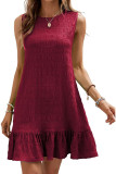 Versatile Sleeveless Round Neck Dress
